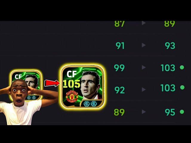 E. Cantona Epic Double Booster Best Training Guide  | 105 Rated | efootball 2025