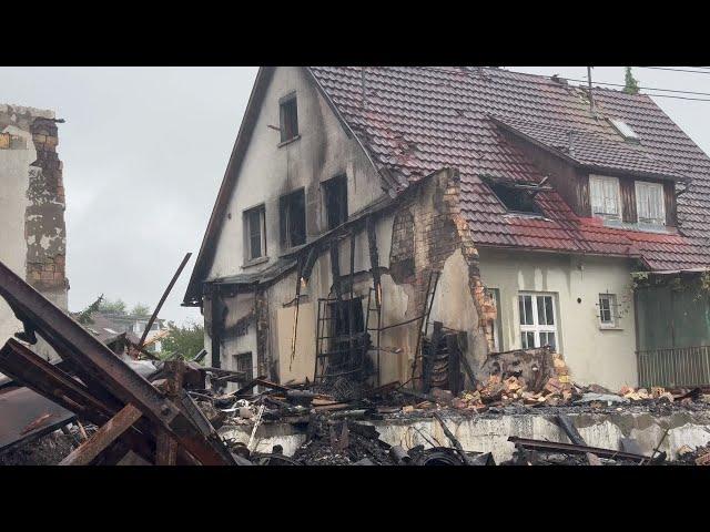 Großbrand zerstört Elternhaus und das Heim für den Lebensabend