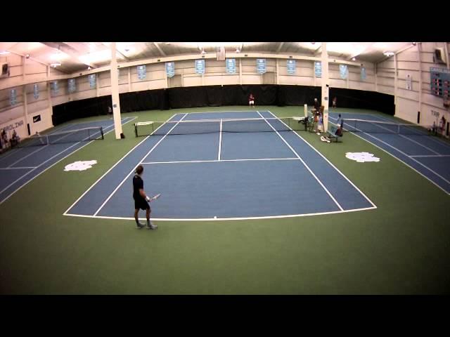 FILE0040 NCAA college tennis UNC Brayden Schnur Virginia Tech