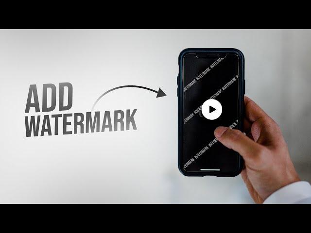 How to Watermark Videos on iPhone (tutorial)