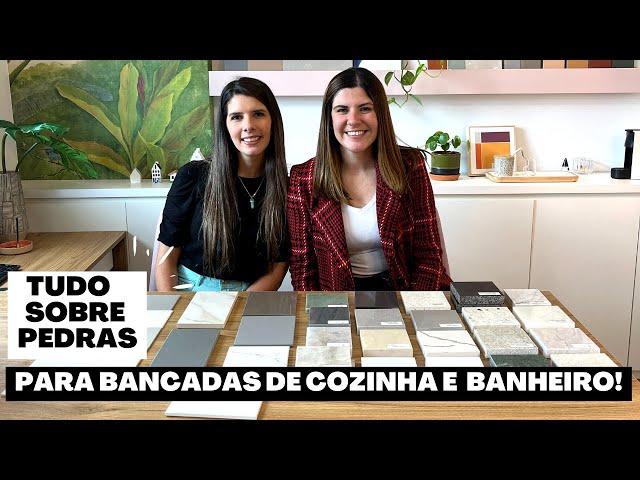 OPÇÕES DE PEDRAS PARA BANCADAS DE COZINHA E BANHEIRO