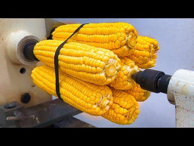 Amazing Woodturning ART - How to Make Corn Art on Lathe!! Using Techniques You've Never Seen Before