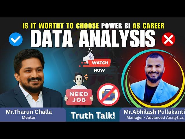 Starting a Career in Data Analysis with Power BI: Everything You Need to Know (Mr.Abhilash P)