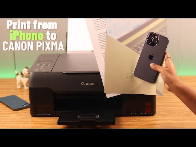 Print From iPhone to Canon Pixma Printer! [AirPrint]