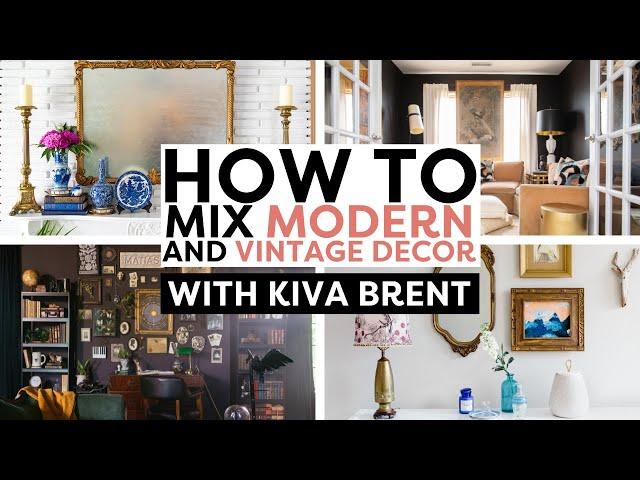 How to Mix Modern and Vintage Decor | Style Scientist | HGTV Handmade