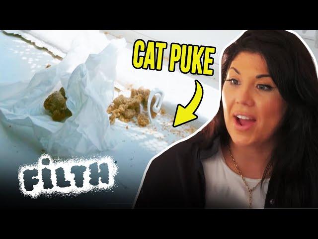 Filthy Home Owner Leaves Cat Vomit for Weeks | Dirty Home Rescue | Filth