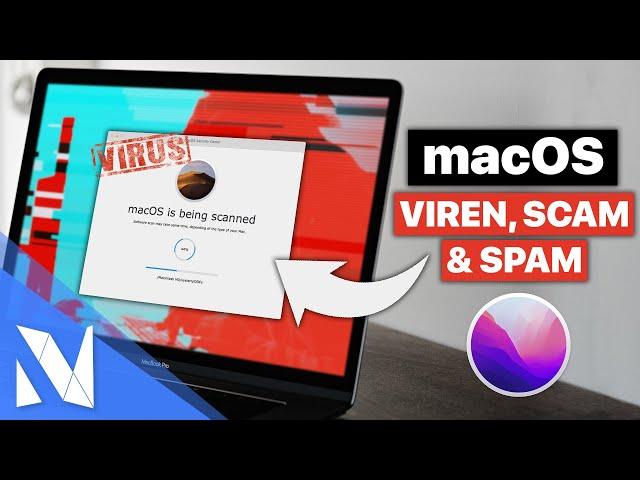 macOS VIREN, SPAM & SCAM erkennen und löschen! (Einstellungen, Tipps & Tricks!) | Nils-Hendrik Welk