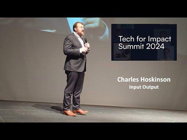 Charles Hoskinson, Input Output, at the Tech for Impact Summit in Tokyo