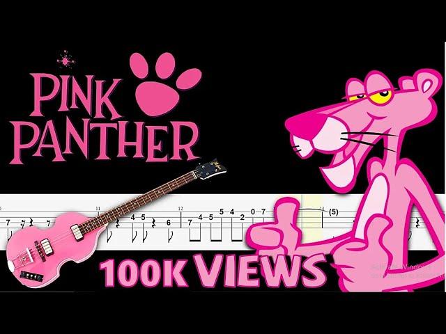 Pink panther - Jazz Version (Bass line) By @ChamisBass #chamisbass #pinkpanther #basstabs