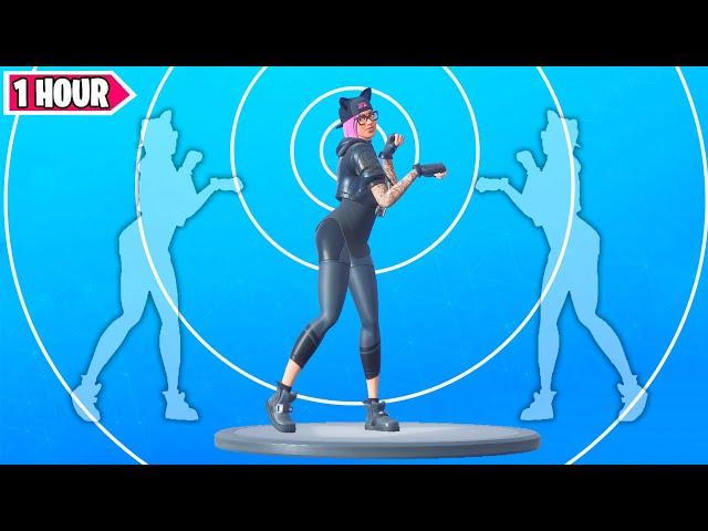 Fortnite PAWS & CLAWS Emote 1 Hour Version [ With Lynx Cat Skin]