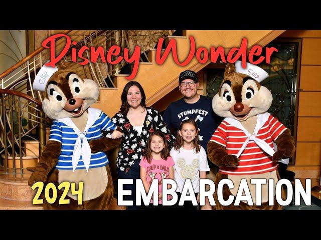 Disney Wonder Alaskan Cruise 2024: Embarkation