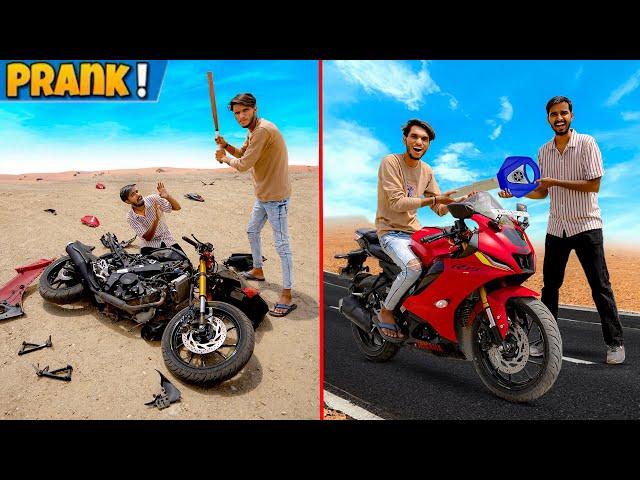 Bike Accident Prank On My Team - आज तो रुला दिया  Virender Singh