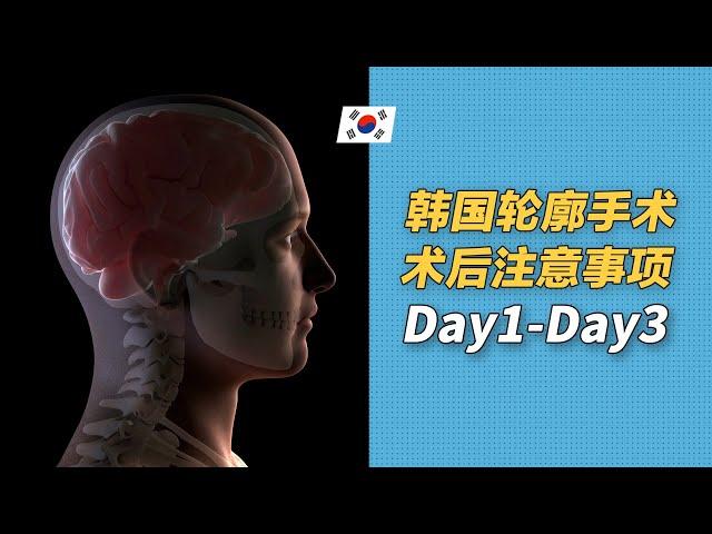 【第1部】韩国轮廓手术后注意事项，生不如死的手术当天到术后第3天，这么难吗？