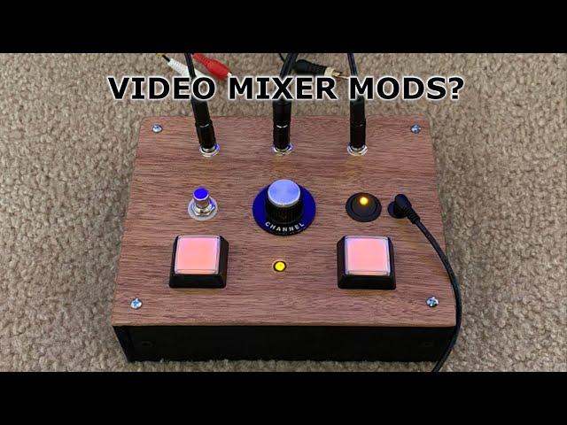 DIY GLITCHY VIDEO MIXER - Modding Karl Klomp's Dirty Video Mixer for Even More Visual Glitches