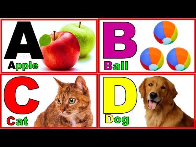 English alphabet |Learn Alphabet A to Z | ABC Preschool Book Learning A for APPLE | @PRINIT1419 ​