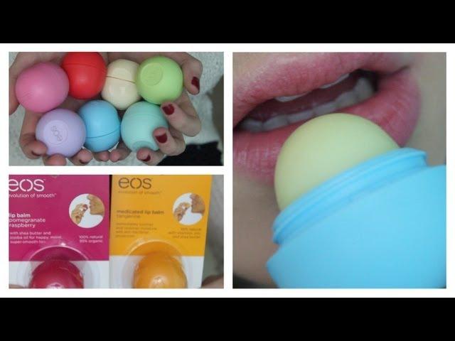 EOS Lip Balm Review + Collection 