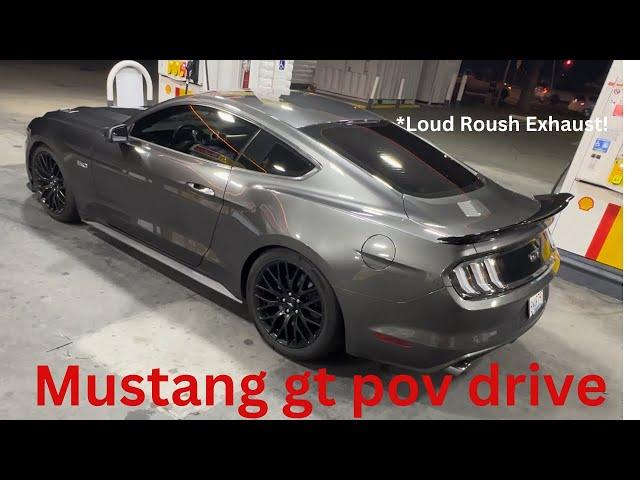 POV Drive - 2017 Mustang gt with roush exhaust on Christmas day