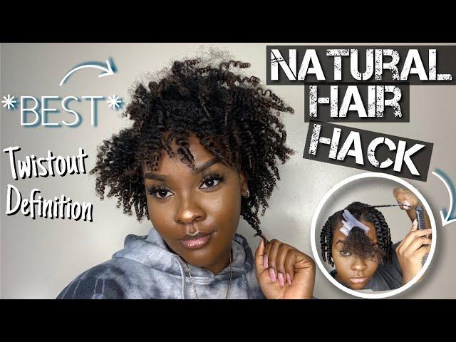 NATURAL HAIR HACK: How To Get The *BEST* Curl Definition | SUPER DEFINED TWISTOUT