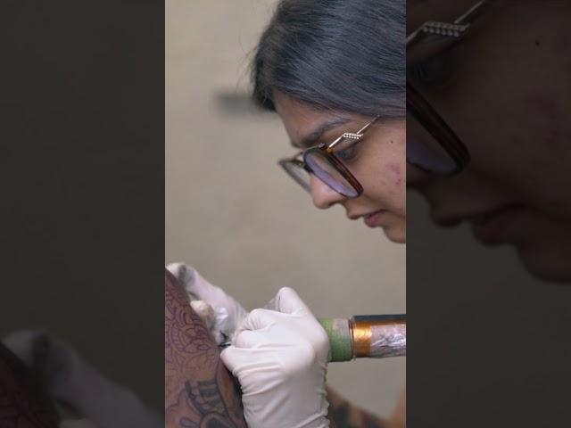 I found my path to Artistry - Sakshi from Aliens Tattoo School #shorts