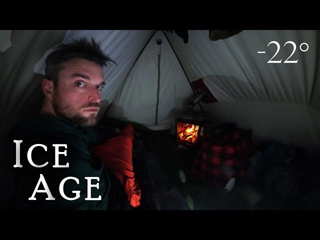 5 Days Solo Camping -22° in an Icy El Niño Winter