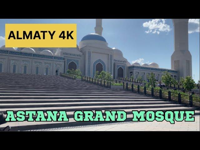 The Astana Grand Mosque | Walking Tour 4k 60 fps | Almaty City