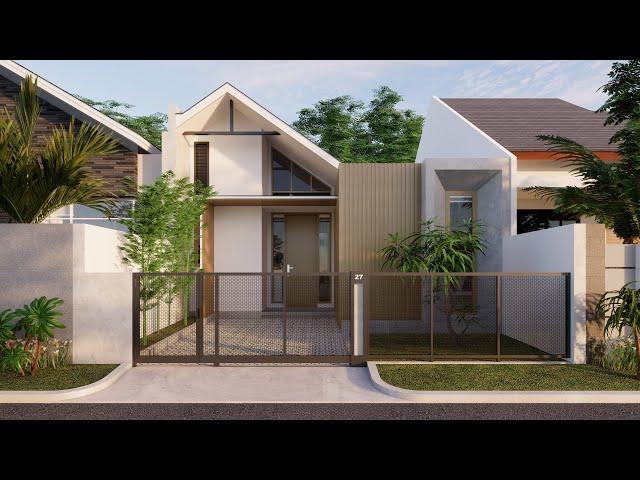 Sketchup House Design 14 (6.5 x 14 meter) + Enscape 3.0 Rendering