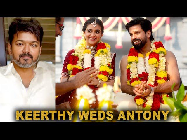 Keerthy Suresh Weds Antony Thattil | Thalapathy Vijay | Marriage Celebration In GOA | Hindu Wedding