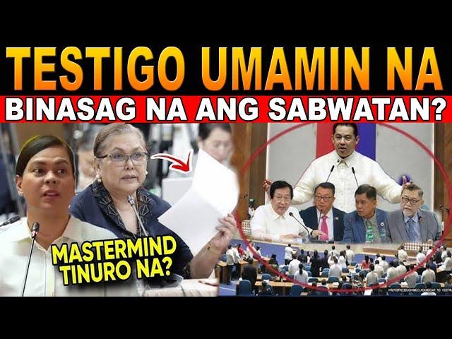 BREAKING NEWS! Exp0se na! Umamin na ang Star Witness ng K0ngres0? VpSara Gloria REACTION VIDEO