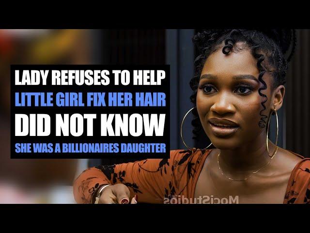 Lady Refuses To Help Little Girl Fix Her Hair, Did Not Know.. | Moci Studios