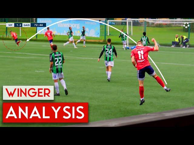 FIRST ASSIST in Pro Football | Game Analysis (Winger)