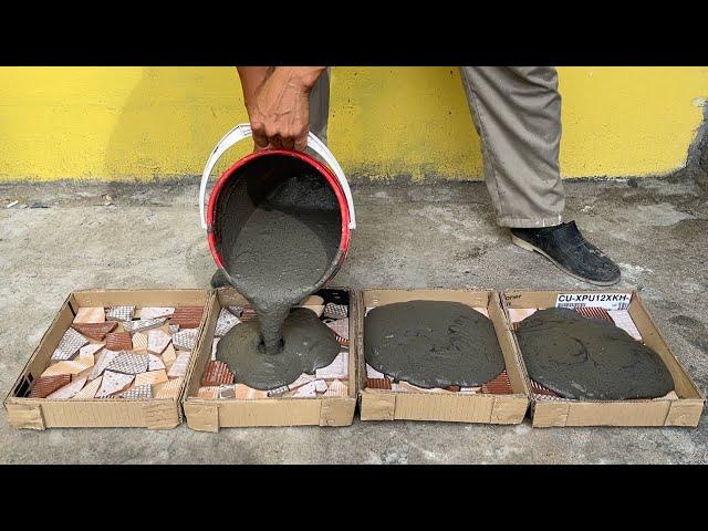 Great! Tips Make Cement Flower pots with Cardboard Molds - Easy & Beautiful