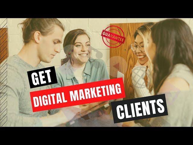 How To Get Clients For Social Media Marketing | Social Media Marketing Clients