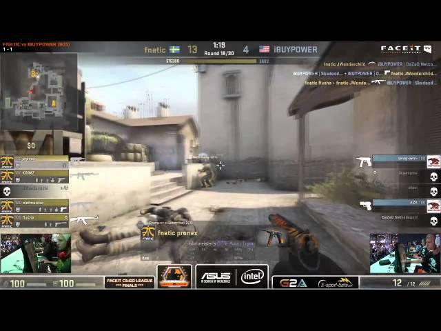 Fnatic.JW DOUBLE stab iBUYPOWER at FaceIt 50.000$ Lan Finals