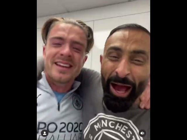 Jack Grealish saying Alhamdullilah after winning the premier league title #footballshorts #grealish