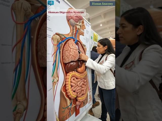 Human Digestive System | Bio AI Art | 03