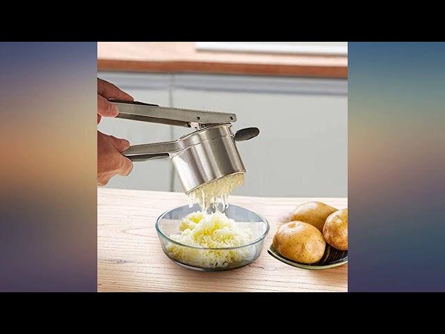 Potato Ricer, Upgraded Stainless Steel Potato Ricer Masher for Fluffy Mashed review