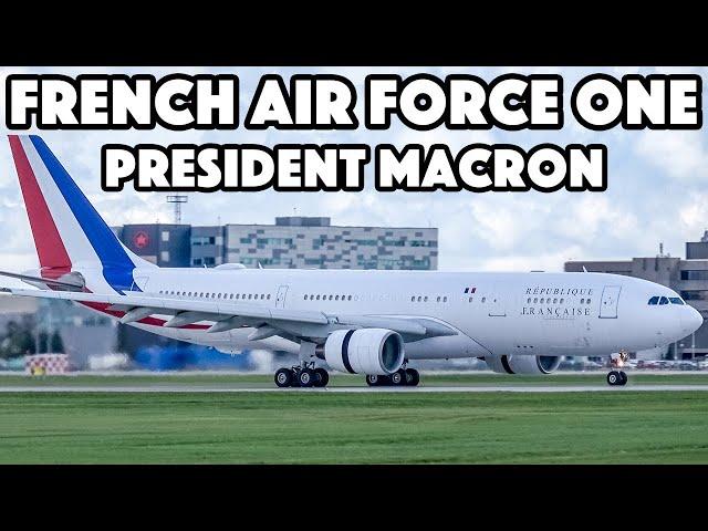 Presidential visit! French Air Force One A330-200 (+FA7X) in Montreal (YUL/CYUL)