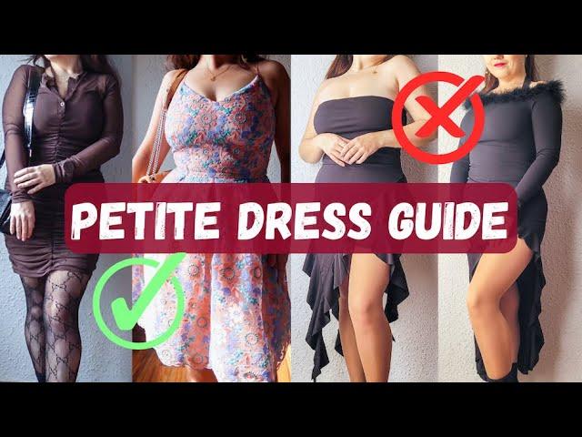 What dresses are the most flattering for short women under 5’4 (164cm)? Petite stylist tips #petite