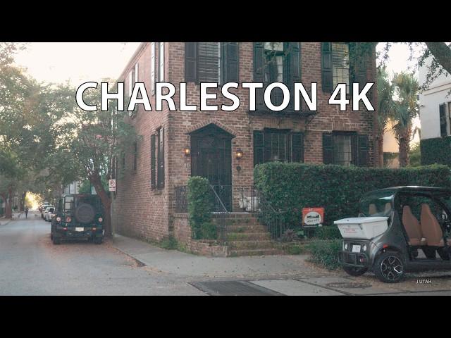 Charleston 4K - Driving Downtown - Morning Drive - USA