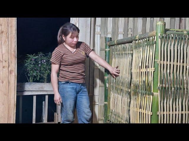 "How to make a bamboo wardrobe in a simple way"