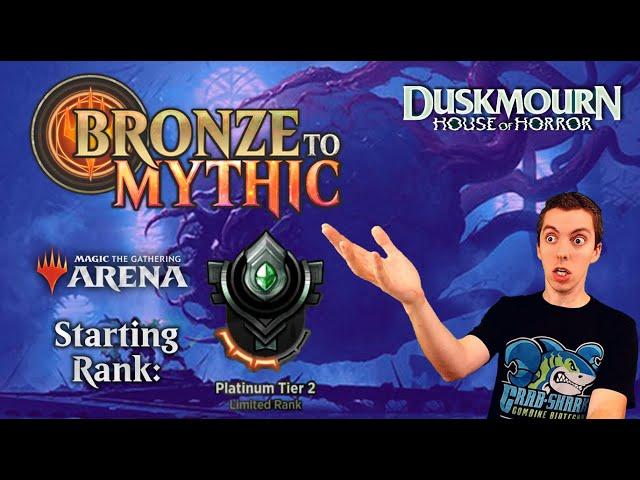  Bronze To Mythic: Episode 16 - Starting Rank: Platinum 2 - MTG Arena: Duskmourn: House Of Horror