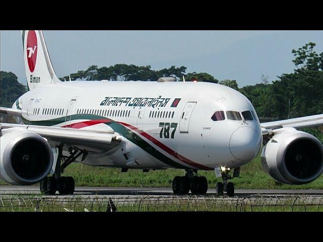 সরাসরি ফ্লাইট সিলেট টু ম্যানচেষ্টার Direct Flight Sylhet to Manchester Biman Boeing 787-8 Dreamliner