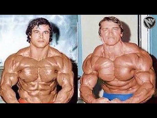 ARNOLD SCHWARZENEGGER   FRANCO COLUMBU - GOLDEN ERA GYM MOTIVATION