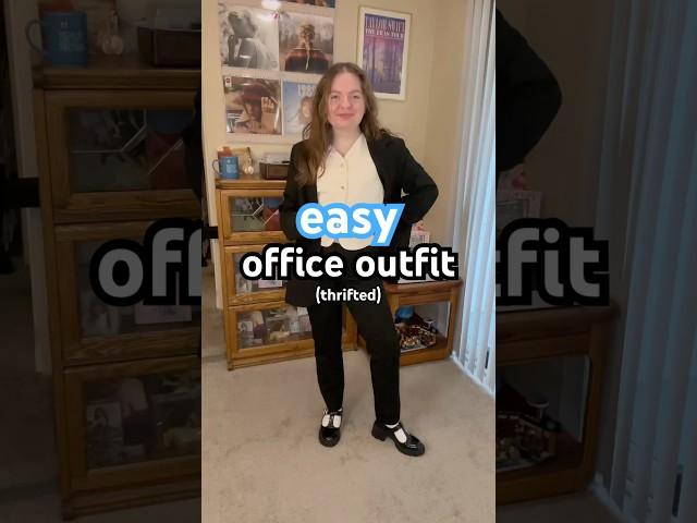 easy office outfit! #ootd #stylish #thrifted #fashionista #outfitinspo #officewear #business #style