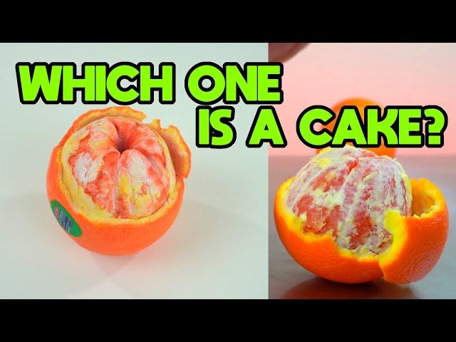 This Orange is Actually a CAKE! 