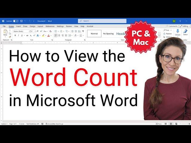 How to View the Word Count in Microsoft Word (PC & Mac)