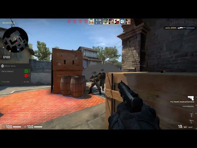 1vs5 Clutch in Inferno (Counter-Strike)