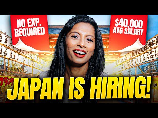 Japan needs 600,000+ foreigners | Govt hiring directly | English jobs in Japan