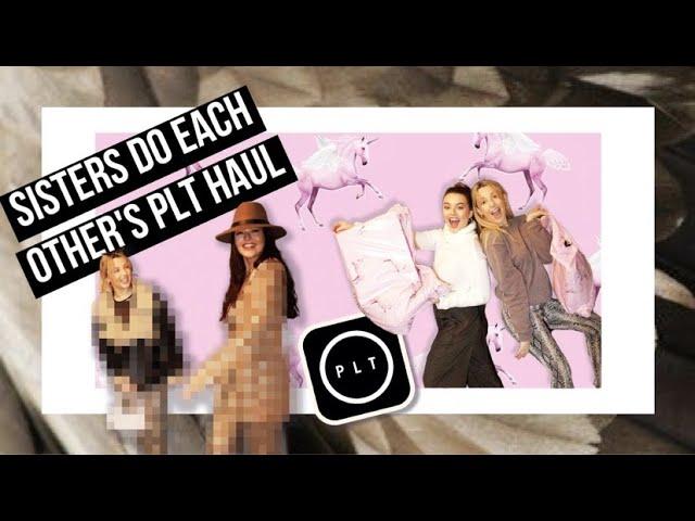 SISTERS DO EACH OTHER'S PLT HAUL | Try-On Instagram Baddie Haul 2021 