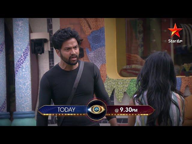 Captain #Ariyana being strict on #Sohel #BiggBossTelugu4 today at 9:30 PM on #StarMaa